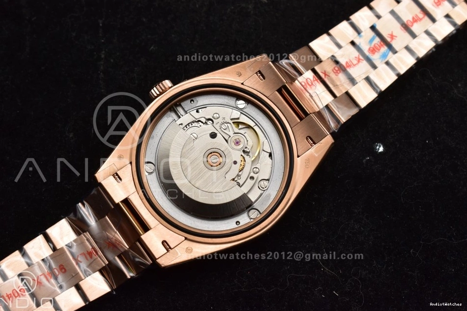 711 Dial Steel Weight) Best DayDate Slate Edition Ombre 904L President on V4 (Gain QF RG A2836 40 Bracelet Soft 1009
